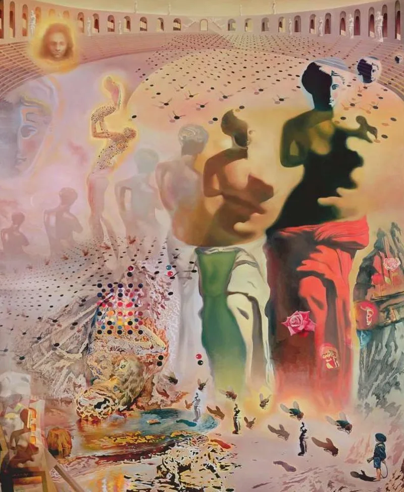 Puzzel 1000 stukjes - The Hallucinogenic Toreador - Dali van Piatnik, editie Meerkleurig – doos