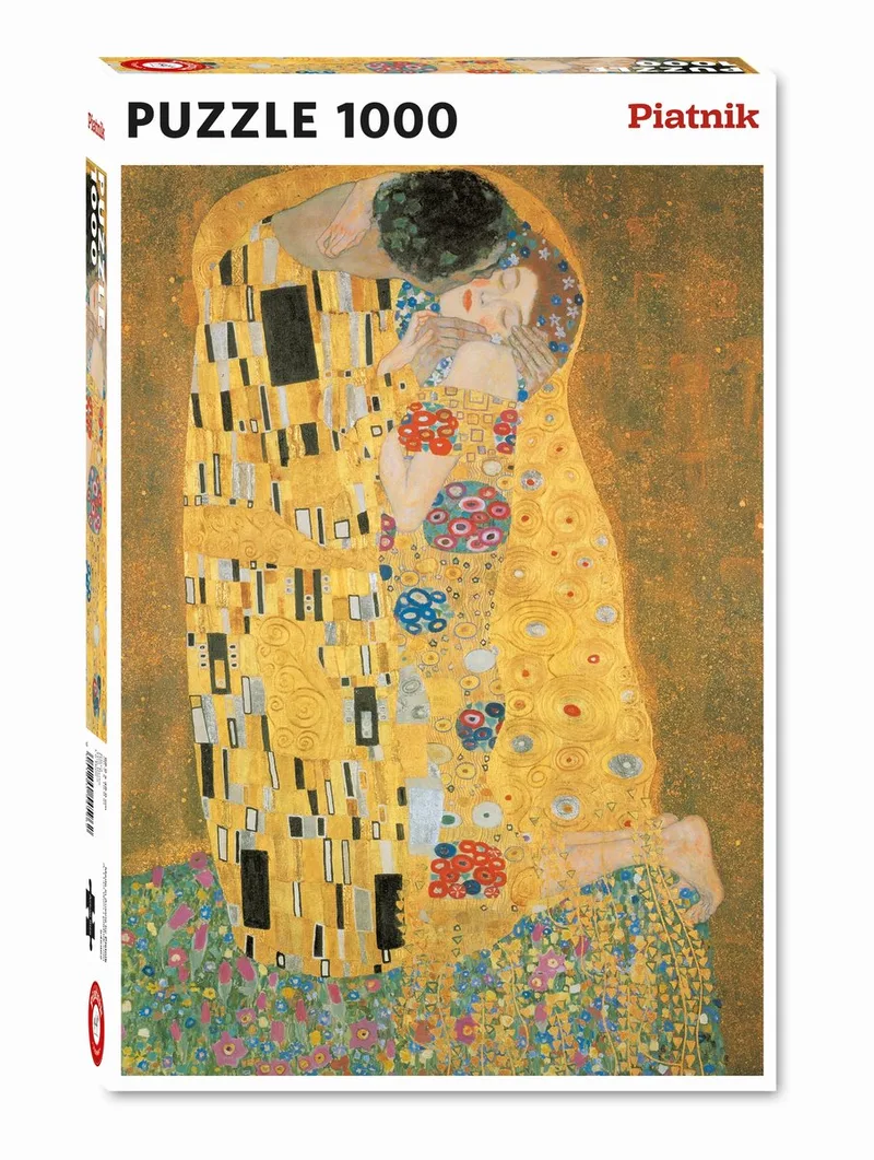 Puzzel De Kus, Klimt, 1000 st. Piatnik. van Piatnik, editie Meerkleurig – doos