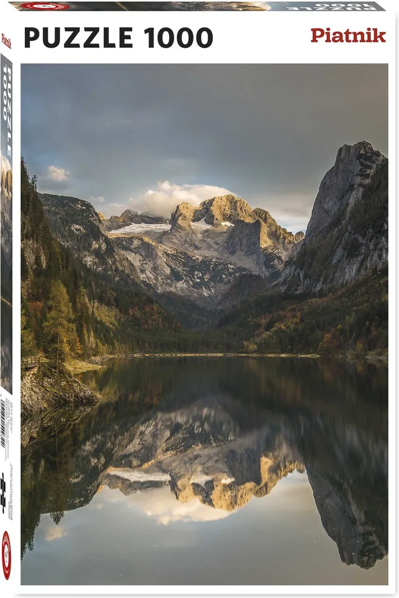 puzzel landschap Dachstein 1000 stukjes - legpuzzel. van Piatnik, editie Meerkleurig – doos