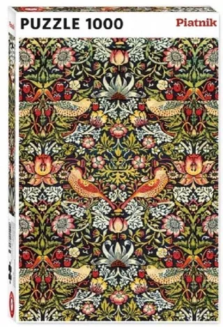 puzzel Strawberry Thief - Morris 1000 stukjes legpuzzel. from Piatnik, Multicolour edition – box 1 of 2