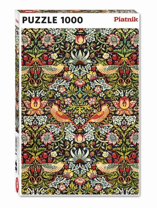 puzzel Strawberry Thief - Morris 1000 stukjes legpuzzel. from Piatnik, Multicolour edition – box 2 of 2