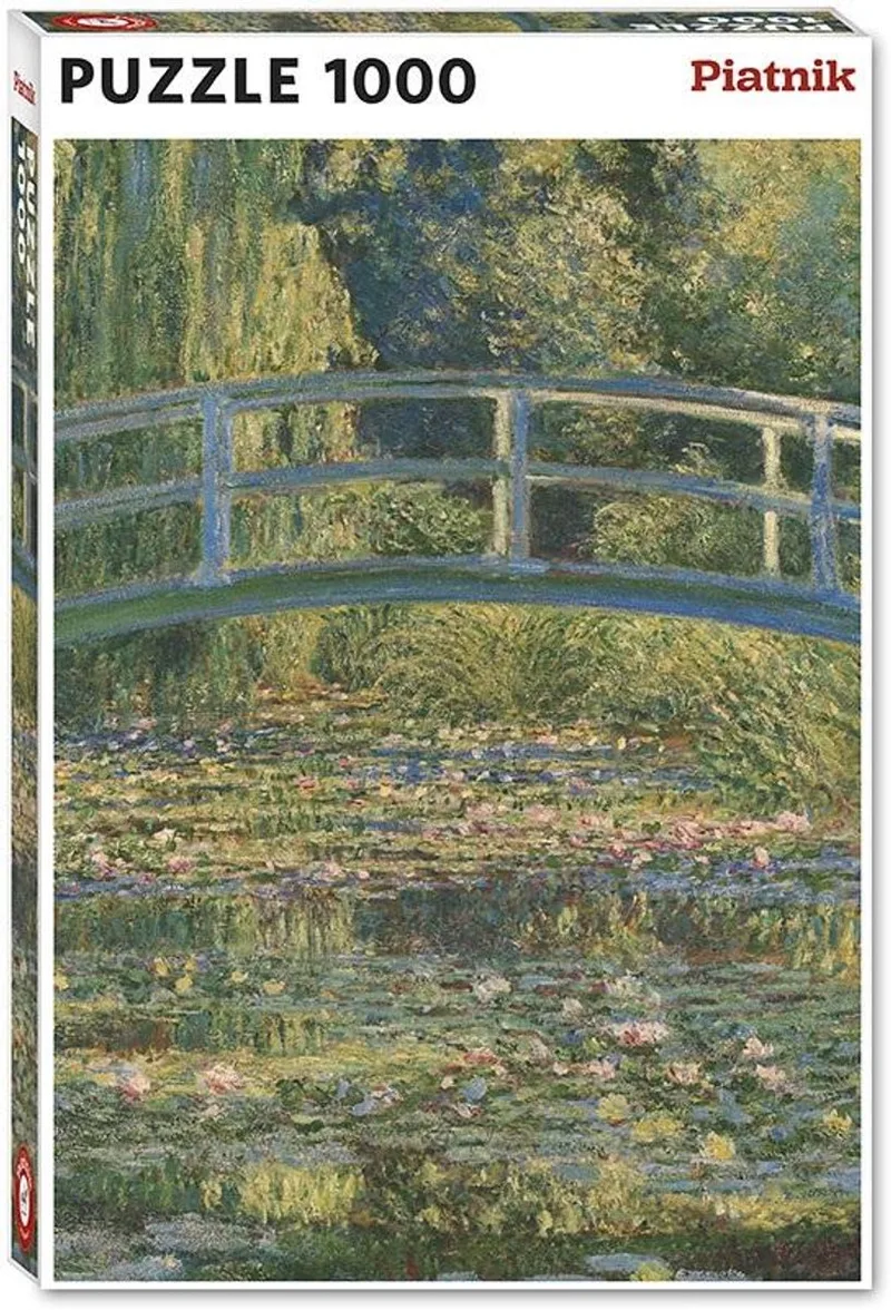 Puzzle 1000 Monet, Most nad stawem van Piatnik – doos