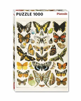 Puzzle Papillons - Millot - 1000 pièces von Piatnik – Schachtel 2 von 2