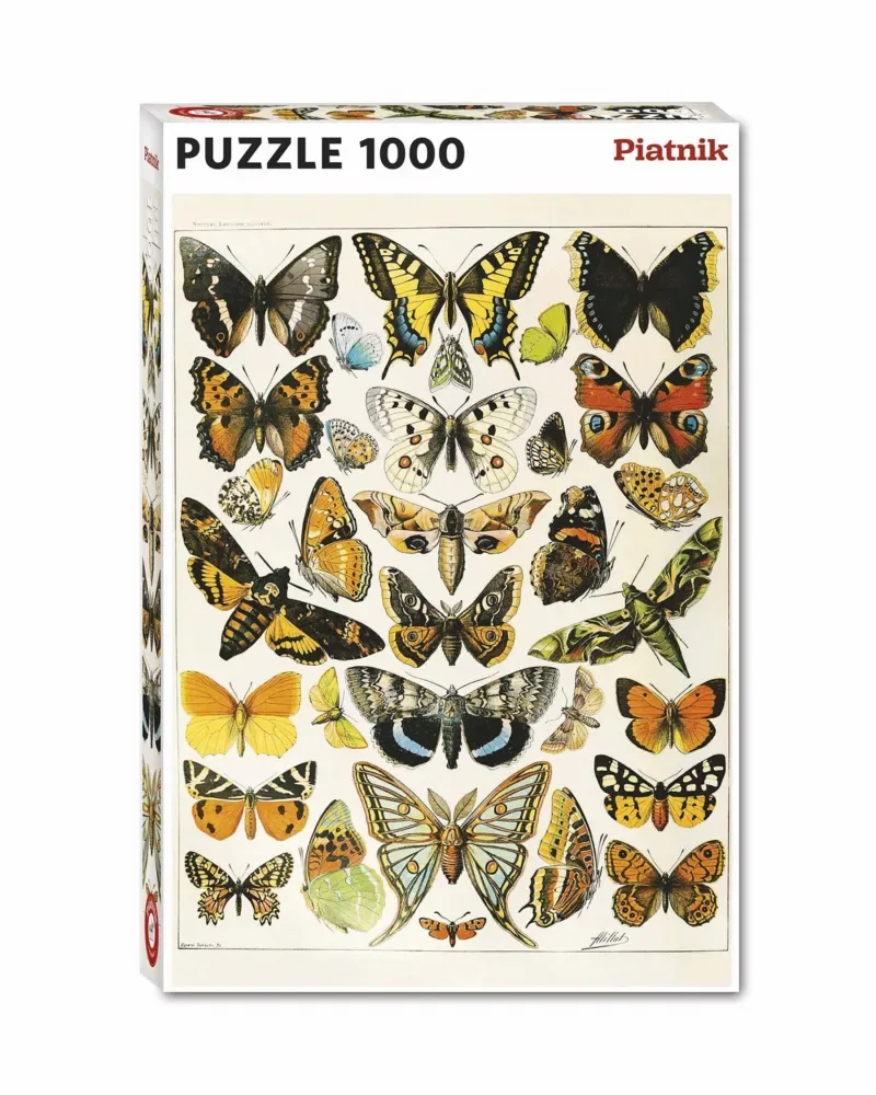 Puzzle Papillons - Millot - 1000 pièces von Piatnik – Schachtel 2 von 2