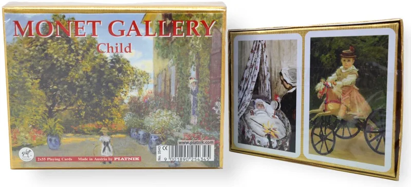 Speelkaartenset Monet Child dubbelset Piatnik van Piatnik – doos