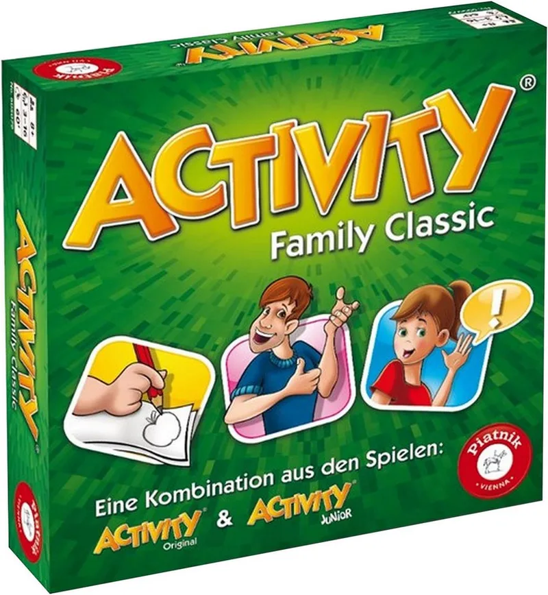 Spiel Activity Family Classic - Original und Junior, Familienspiel from Piatnik, Bunt edition – box