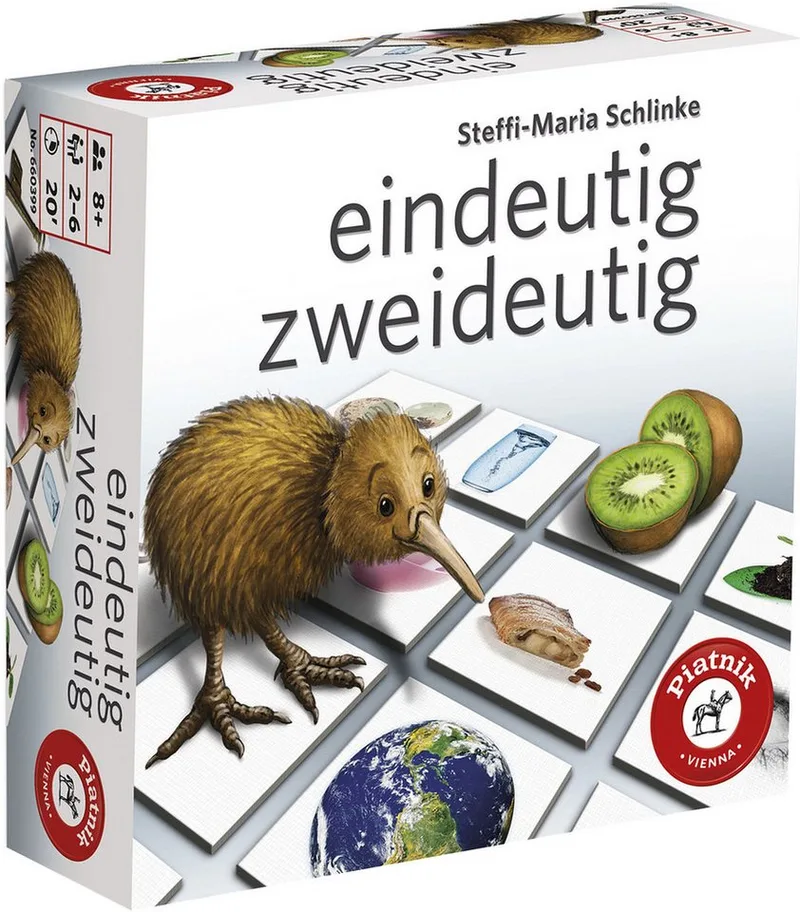 Spiel Eindeutig Zweideutig, Memospiel from Piatnik, Bunt edition – box