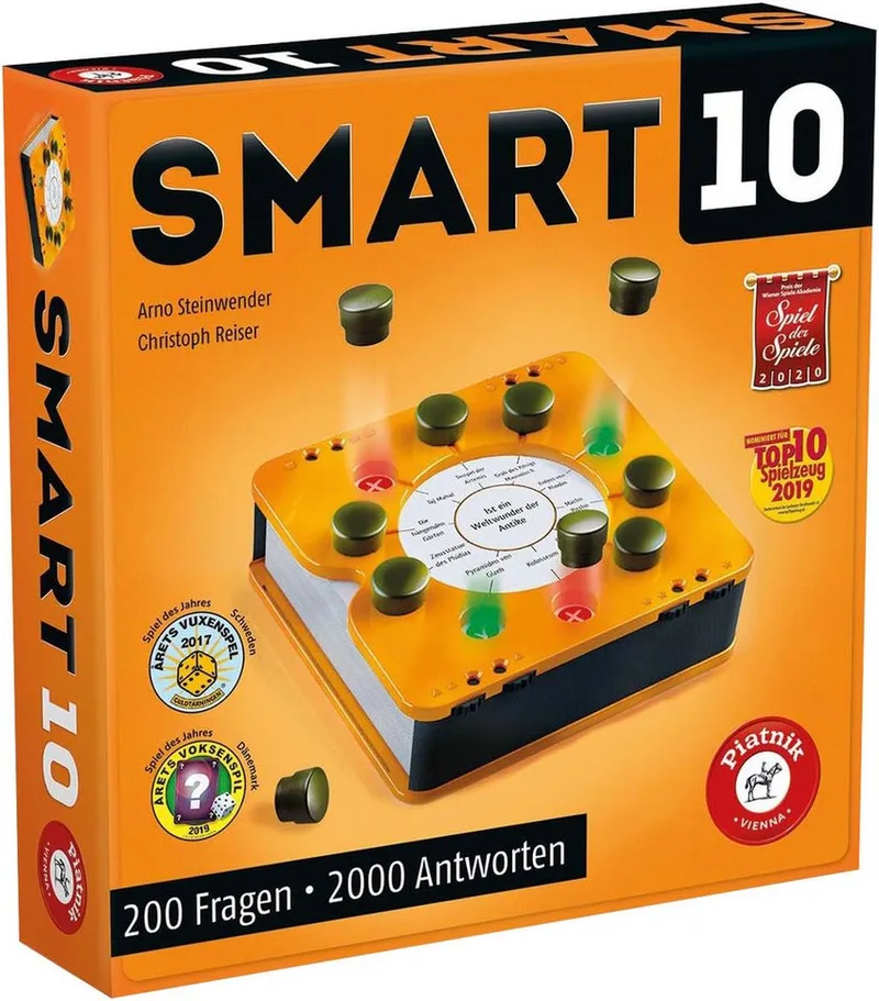 Spiel Smart 10, Quizspiel from Piatnik, Bunt edition – box