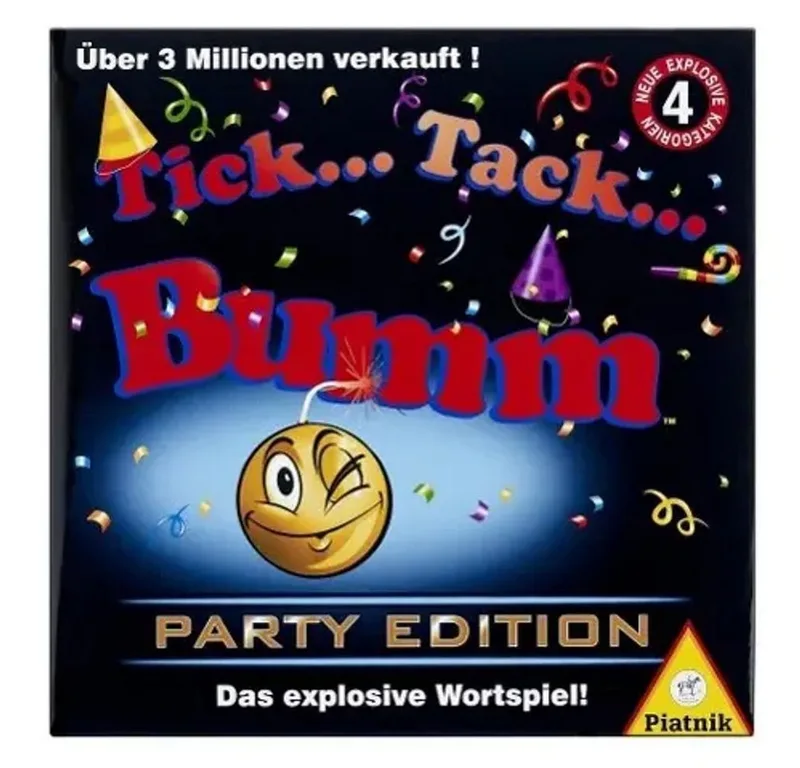 Spiel Tick Tack Bumm Party från Piatnik – kartong