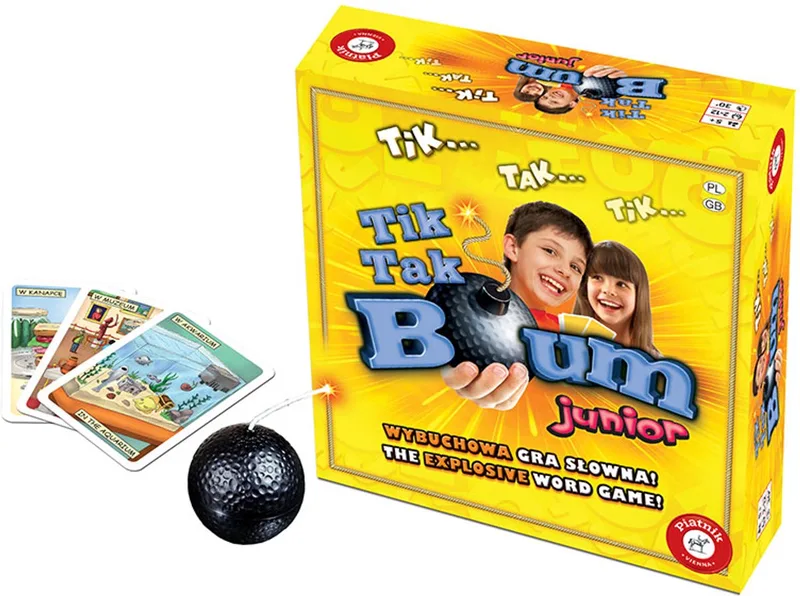 Tik Tak Bum Junior van Piatnik – doos