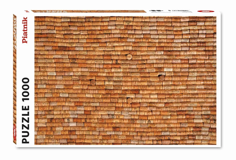 Wine Corks (1000). van Piatnik, editie Meerkleurig – doos
