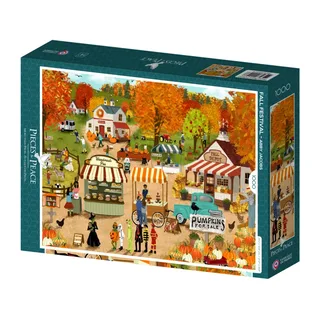 puzzel herfstfestival - 1000 stukjes legpuzzel. de Pieces & Peace, édition Multicolore – boîte 2 sur 2