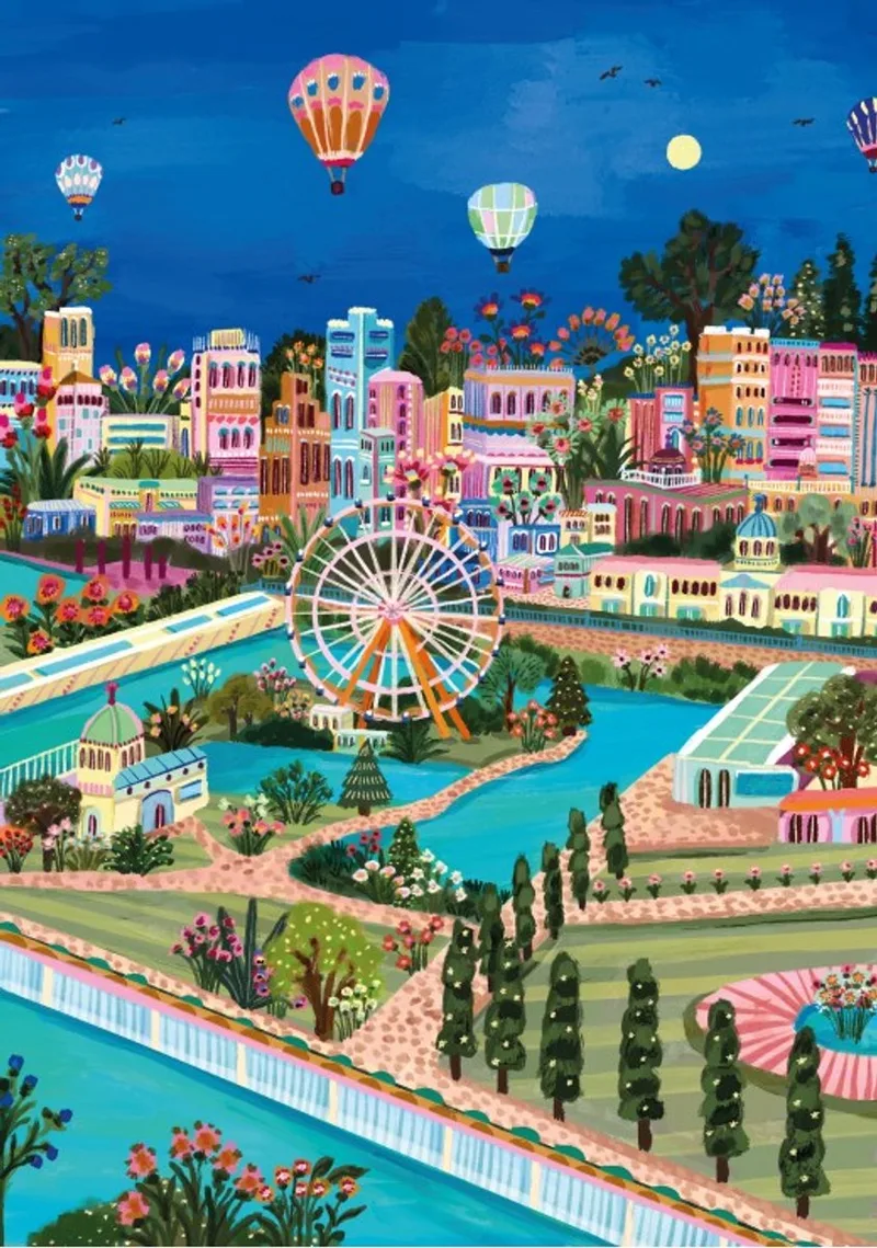 puzzel Montreal 2000 stukjes legpuzzel volwassenen. from Pieces & Peace, Multicolour edition – box