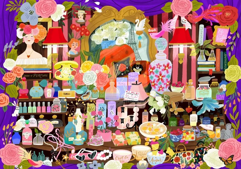 puzzel Parijs parfumwinkel 2000 stukjes puzzel. from Pieces & Peace, Multicolour edition – box
