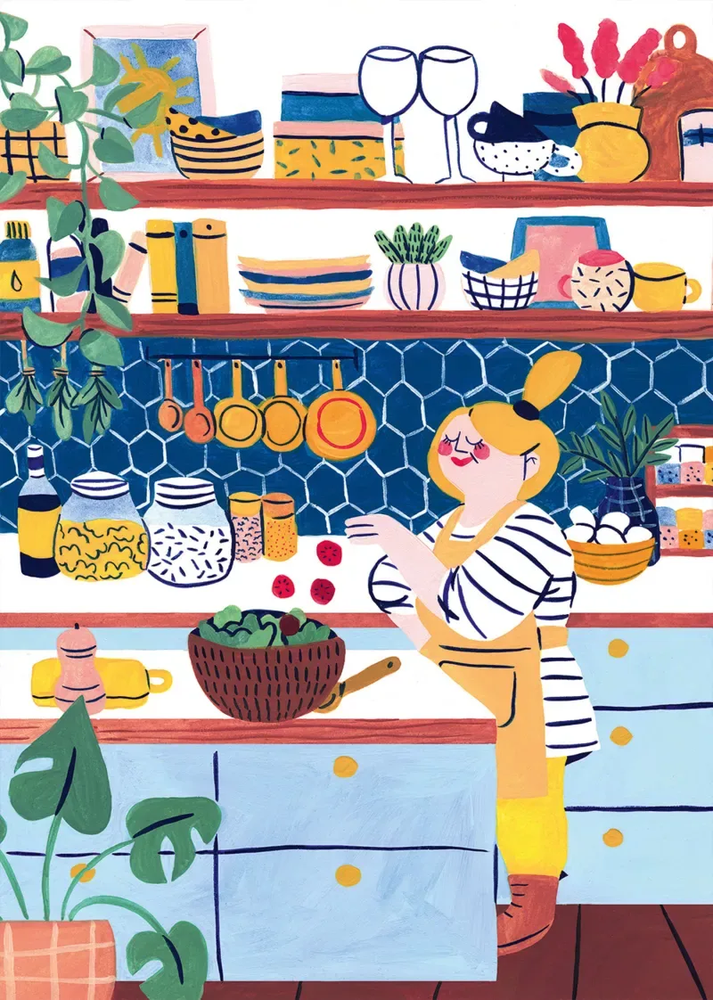 Puzzle A la Cuisine - 1000 pièces from Pieces & Peace – box
