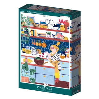 Puzzle A la Cuisine - 1000 pièces von Pieces & Peace – Schachtel 2 von 2