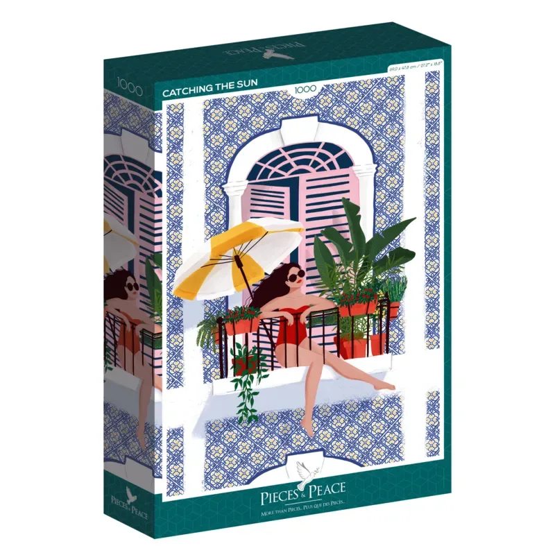 Puzzle Attraper le Soleil - 1000 pièces from Pieces & Peace – box 2 of 2