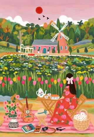 Puzzle Au Lac - 1000 pièces from Pieces & Peace – box 1 of 2