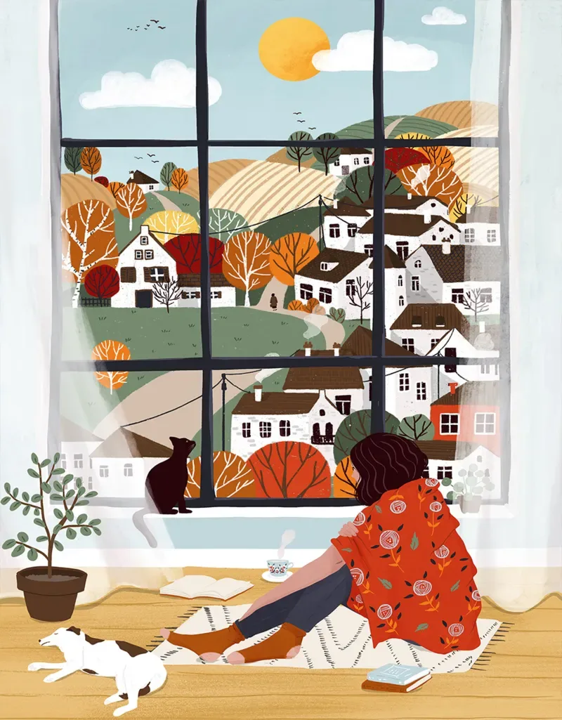 Puzzle Automne - 1000 pièces van Pieces & Peace – doos