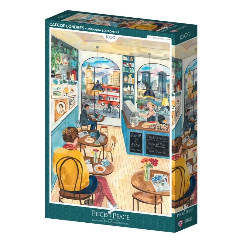 Puzzle Café de Londres - 1000 pièces from Pieces & Peace – box 2 of 2