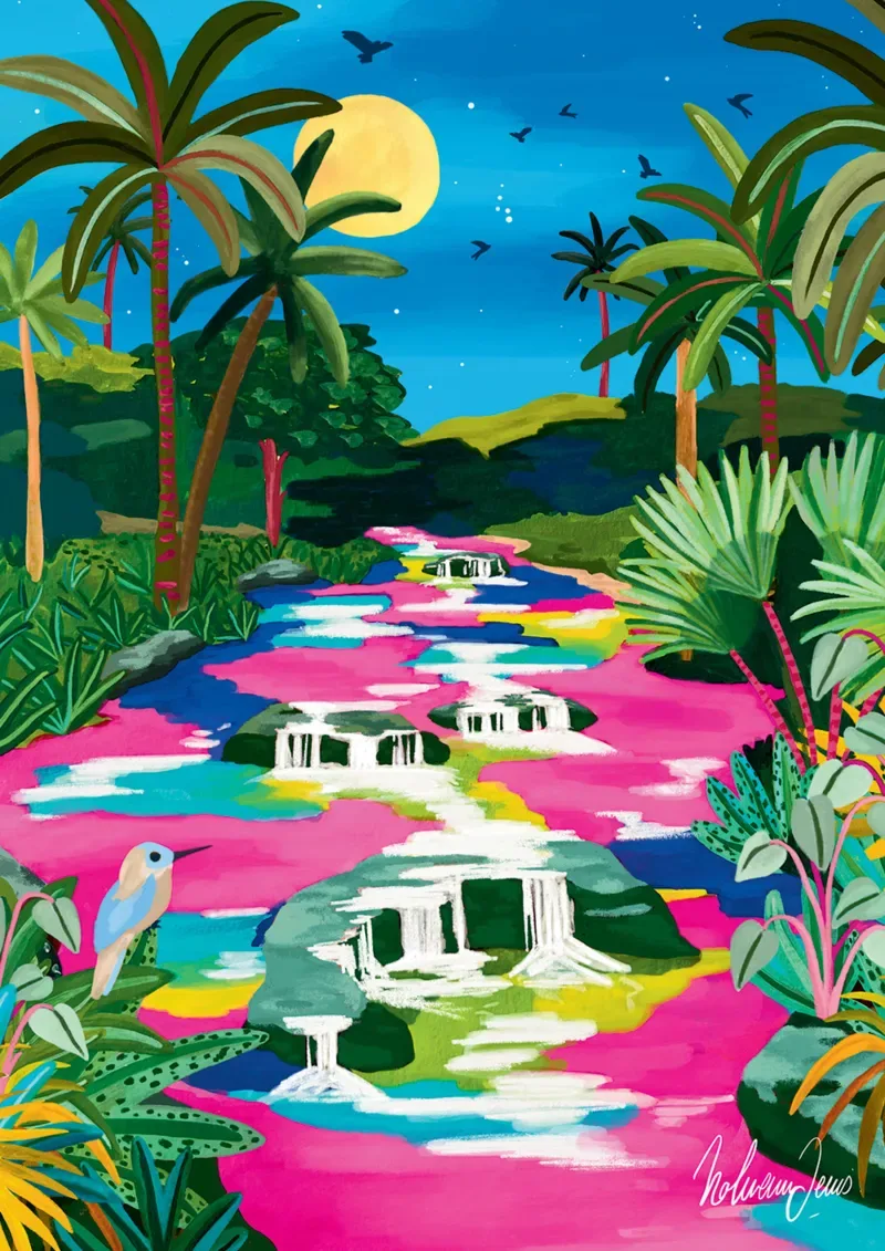 Puzzle Caño Cristales - 500 à 999 pièces de Pieces & Peace – boîte