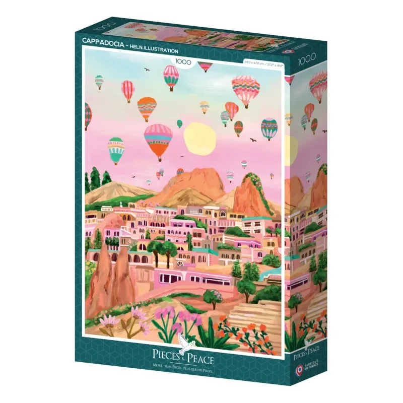 Puzzle Cappadoce - 1000 pièces von Pieces & Peace – Schachtel 2 von 2
