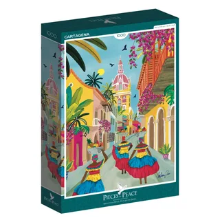 Puzzle Carthagène - 1000 pièces de Pieces & Peace – boîte 2 sur 2