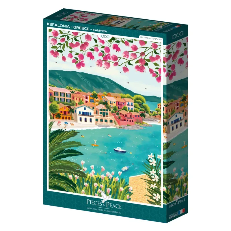 Puzzle Céphalonie - Grèce - 1000 pièces de Pieces & Peace – boîte 2 sur 2