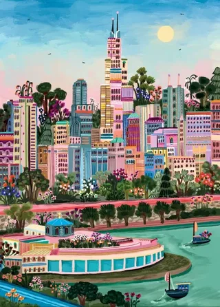 Puzzle Chicago - 1500 pièces from Pieces & Peace – box 1 of 2