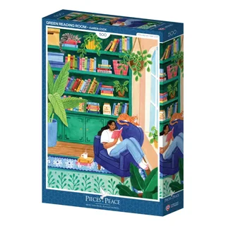 Puzzle Coin Lecture Vert - 500 à 999 pièces de Pieces & Peace – boîte 2 sur 2