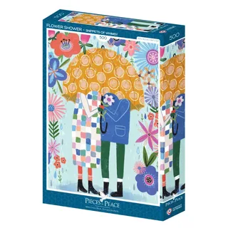 Puzzle Douche Florale - 500 à 999 pièces van Pieces & Peace – doos 2 van 2