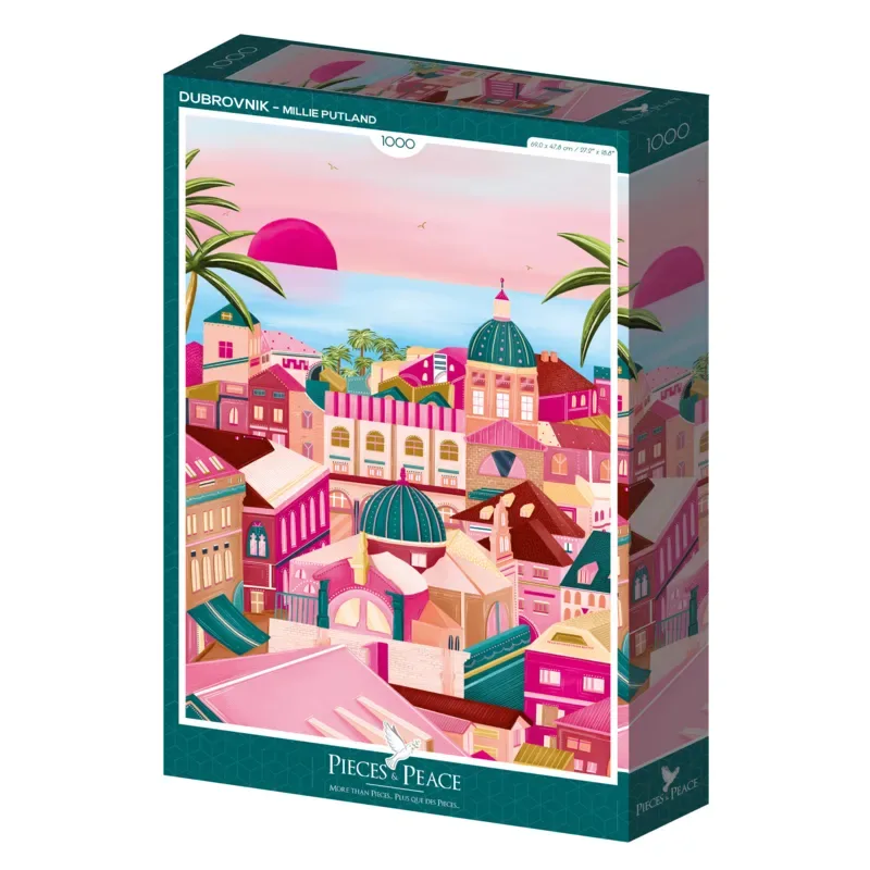 Puzzle Dubrovnik - 1000 pièces von Pieces & Peace – Schachtel 2 von 2
