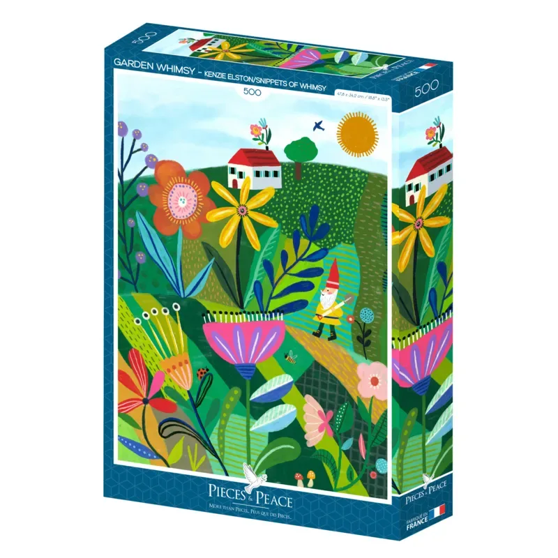 Puzzle Fantaisie dans le Jardin - 500 à 999 pièces fra Pieces & Peace – æske 2 af 2