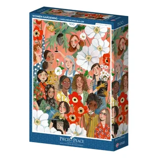 Puzzle Femmes au Jardin - 500 à 999 pièces van Pieces & Peace – doos 2 van 2