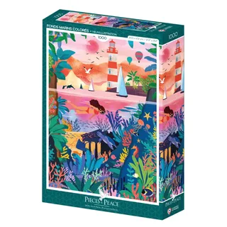 Puzzle Fonds Marins Colorés - 1000 pièces from Pieces & Peace – box 2 of 2