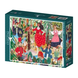 Puzzle Forêt Musicale - 1000 pièces van Pieces & Peace – doos 2 van 2