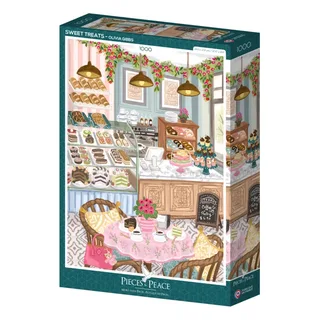 Puzzle Gourmandises Sucrées - 1000 pièces von Pieces & Peace – Schachtel 2 von 2