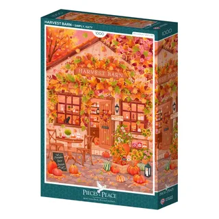 Puzzle Grange de la Récolte - 1000 pièces van Pieces & Peace – doos 2 van 2