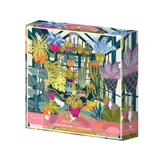 Puzzle Greenhouse - 1000 pièces von Pieces & Peace – Schachtel 2 von 2
