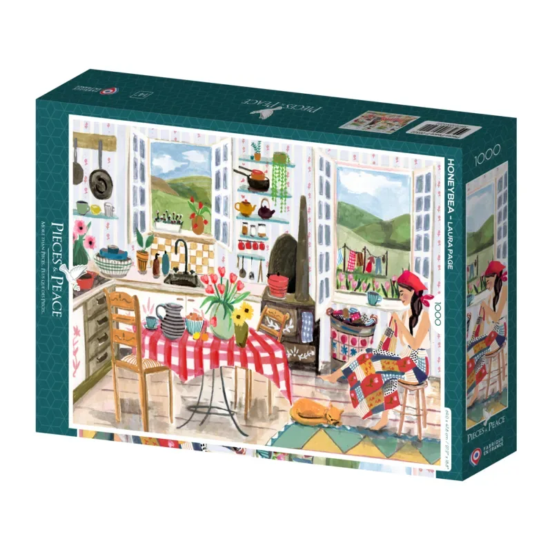 Puzzle Honeybea - 1000 pièces van Pieces & Peace – doos 2 van 2