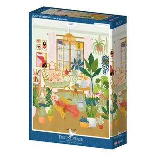 Puzzle Intérieur Cosy - 500 à 999 pièces von Pieces & Peace – Schachtel 2 von 2
