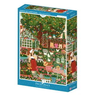 Puzzle Jardin de Campagne - 1500 pièces de Pieces & Peace – boîte 2 sur 2