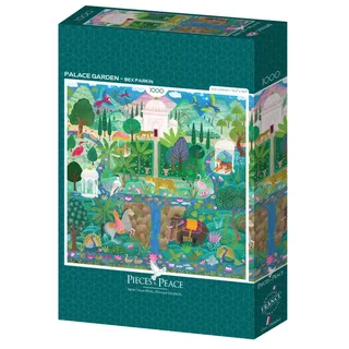 Puzzle Jardin du Palais - 1000 pièces van Pieces & Peace – doos 2 van 2
