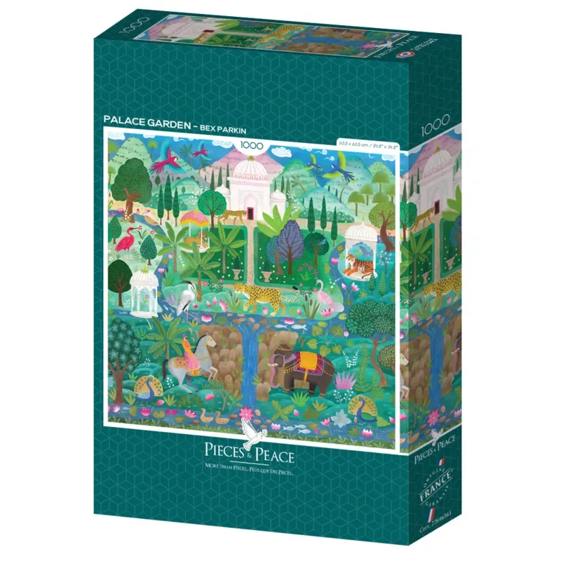 Puzzle Jardin du Palais - 1000 pièces van Pieces & Peace – doos 2 van 2