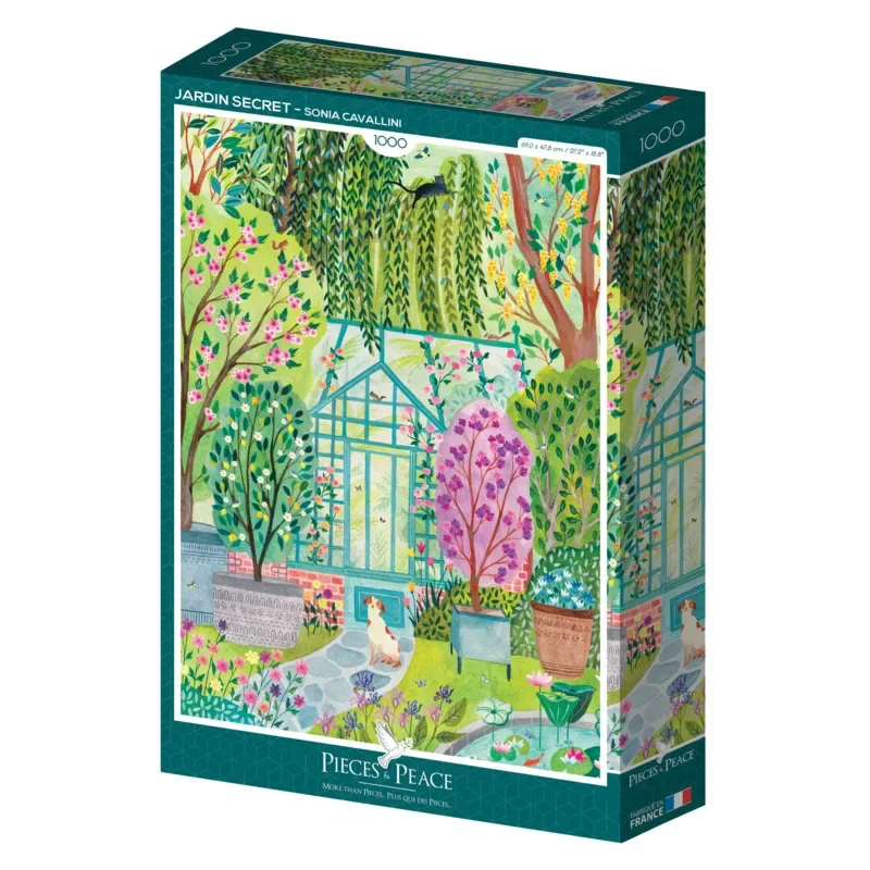 Puzzle Jardin Secret - 1000 pièces van Pieces & Peace – doos 2 van 2