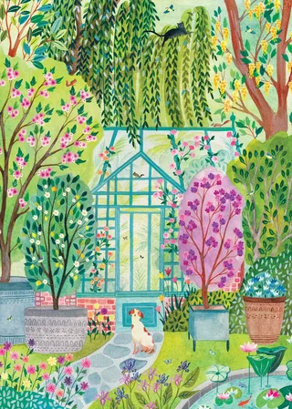 Puzzle Jardin Secret - 1000 pièces van Pieces & Peace – doos 1 van 2