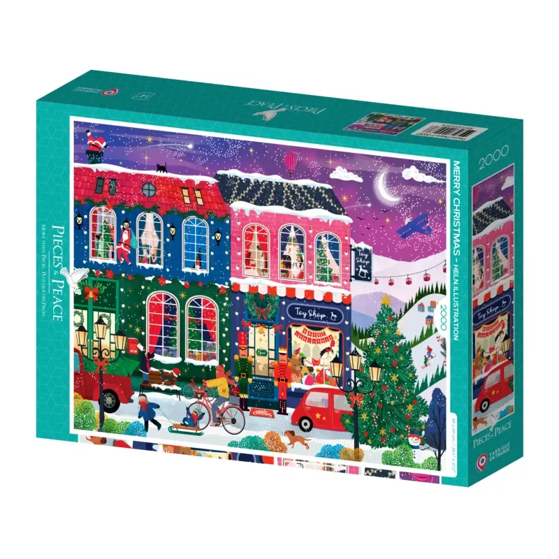 Puzzle Joyeux Noël - 2000 pièces from Pieces & Peace – box 2 of 2