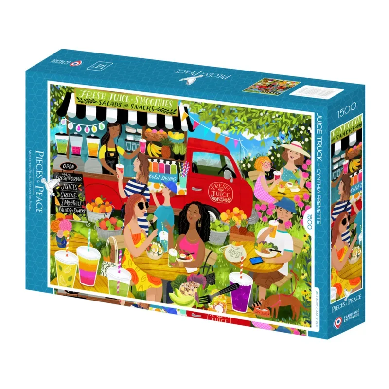 Puzzle Juice Truck - 1500 pièces de Pieces & Peace – boîte 2 sur 2