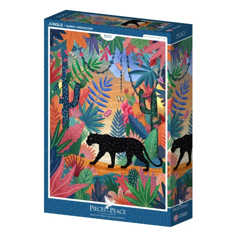Puzzle Jungle - 500 à 999 pièces van Pieces & Peace – doos 2 van 2