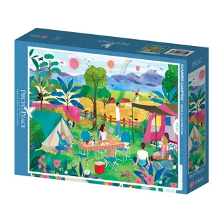 Puzzle L'Eté au Camping - 1500 pièces from Pieces & Peace – box 2 of 2